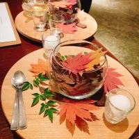 お口直しのソルベ（打ち合わせ試食）