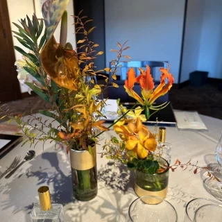 使いたい花瓶をお花屋さんと相談できます