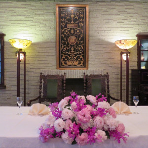 新郎新婦テーブル|621149さんの乃木神社・乃木會館の写真(1489279)