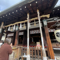 外観
一般参拝も当日あるらしい