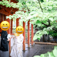 挙式会場横の通路
