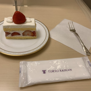 見学時にいただいたショートケーキ。