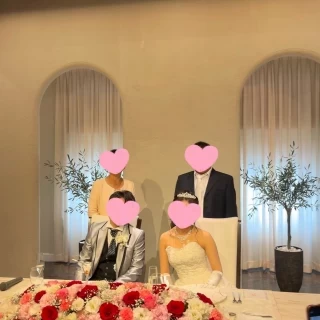 ゴージャスでオシャレな会場です。