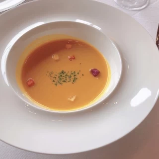 試食させていただいたスープです