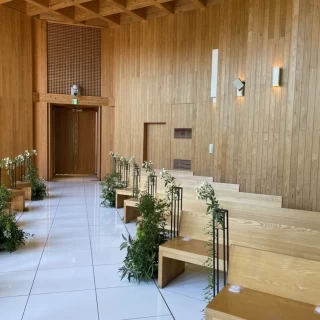 木が基調なテイストになっていました。