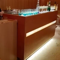ゲスト控室バーカウンター