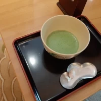 ウェルカムドリンクの抹茶