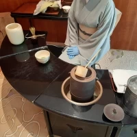 抹茶をその場で点ててくださる。
