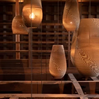 普段はレストランの天井です