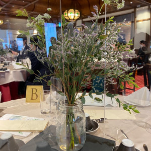 テーブル装花|621565さんのCREARGE RESORT(クレアージュリゾート)の写真(1486529)