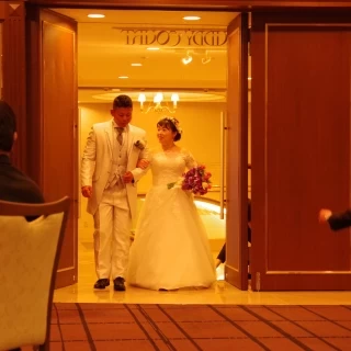 親族のみの会食でもスタッフの方のサポートあり