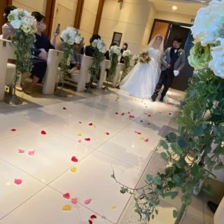 歩くのは旦那さんと歩きました