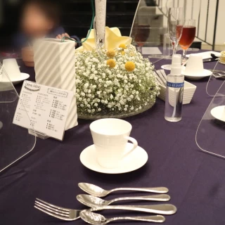 テーブルクロスなど細かく選ぶ事ができます