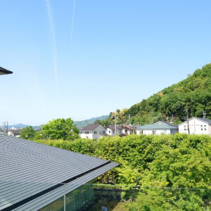 2階から見える景色。前撮りにも。|622108さんの京都 北山モノリス（KYOTO KITAYAMA MONOLITH）の写真(1522457)