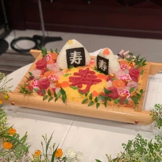 ちらし寿司ケーキ