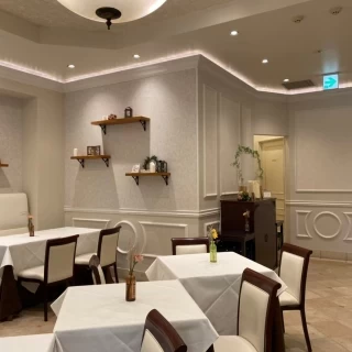 ガーデンに面した会場