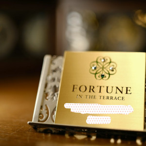 名前と日付が刻印されるプレートを式場に納めることができます。|622475さんのFORTUNE IN THE TERRACE（フォーチュン イン ザ テラス）の写真(1493593)