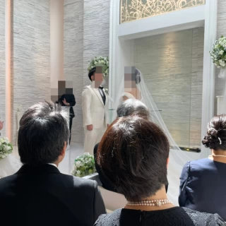 挙式中
