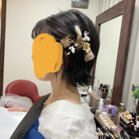 お色直しヘアセット