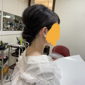 ヘアセット（式場美容室）|622777さんのTHE MORRIS (みしまプラザホテル)の写真(1636155)