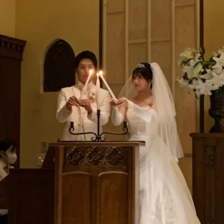 ユニティキャンドル灯火
顔は本人許可済み