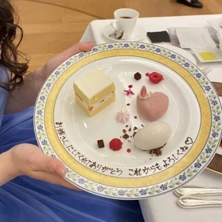 旦那さんにサプライズでメッセージをお願いしました