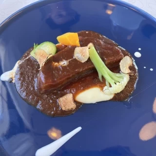名物の牛タンシチュー（オプション料理）、美味しかったです