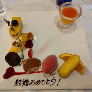 サプライズでチョコレートメッセージを依頼しました