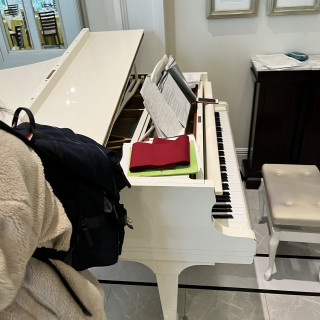 デフォルトで置かれているピアノ