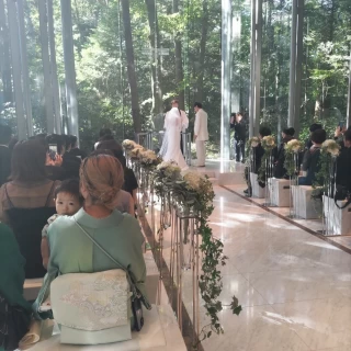 挙式中