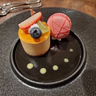 見学時の試食の中のデザートです。