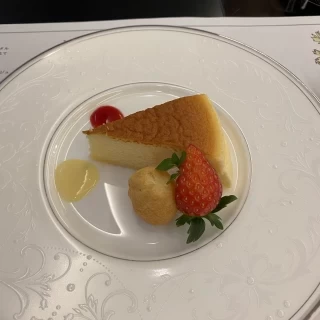 デザートのケーキ