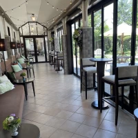 チャペルに向かう途中のコリドー