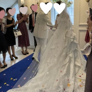 フラワーシャワー後