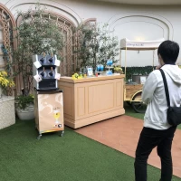 歓談できるガーデン
