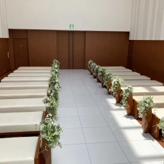 チャペルの後方写真です。