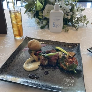 オマール海老、黒毛和牛のステーキ
とても美味しかったです