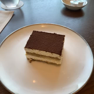 試食した際のティラミス
こちら絶品ですすめないデザート