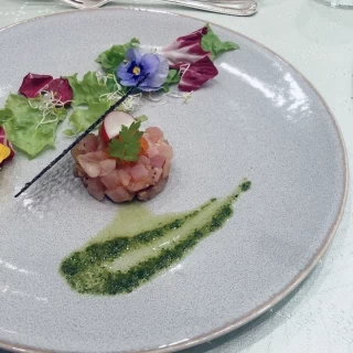 見学の際にいただいたお料理