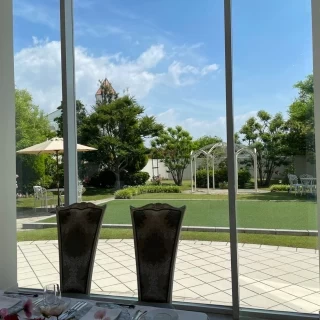 披露宴会場　メインテーブル