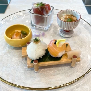 前菜の試食