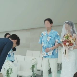 挙式の様子です