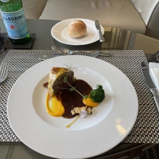 試食させていただいたメイン料理です