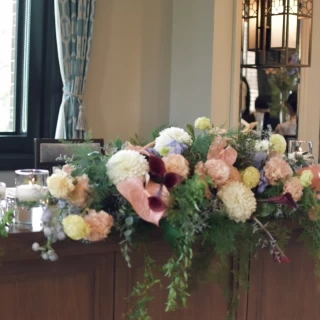 メインテーブル装花