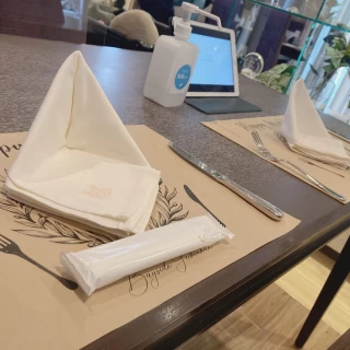 料理のセッティング