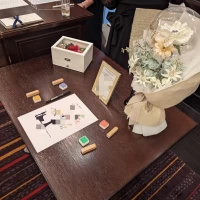 披露宴会場の前室でウエディングツリー