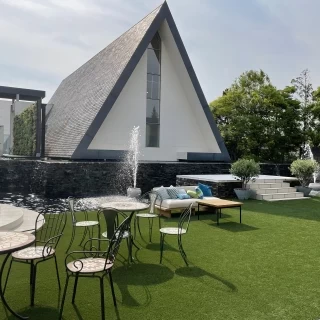 披露宴会場からの眺め