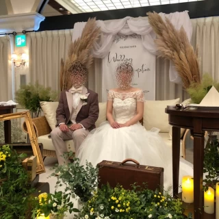 メイン席装花