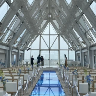 海が一望できます。