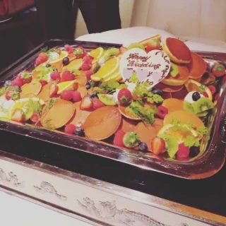 ウェディングケーキはホットケーキ！